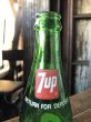 画像5: 70s Vintage 7UP Soda Green Glass Bottle 16FL OZ (A232)  (5)