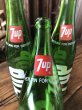 画像10: 70s Vintage 7UP Soda Green Glass Bottle 16FL OZ (A233)  (10)