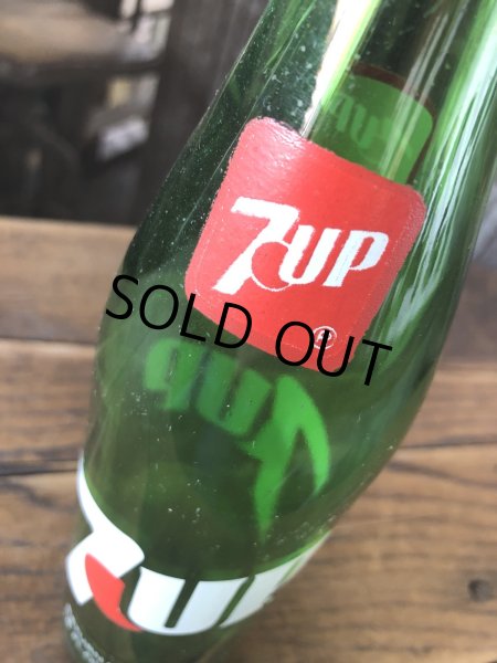 画像5: 70s Vintage 7UP Soda Green Glass Bottle 16FL OZ (A230)  (5)