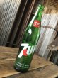 画像3: 70s Vintage 7UP Soda Green Glass Bottle 16FL OZ (A229)  (3)