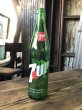 画像3: 70s Vintage 7UP Soda Green Glass Bottle 16FL OZ (A227)  (3)