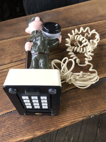 画像7: 80s Vintage King Features Comic Beetle Bailey Phone (A238) (7)