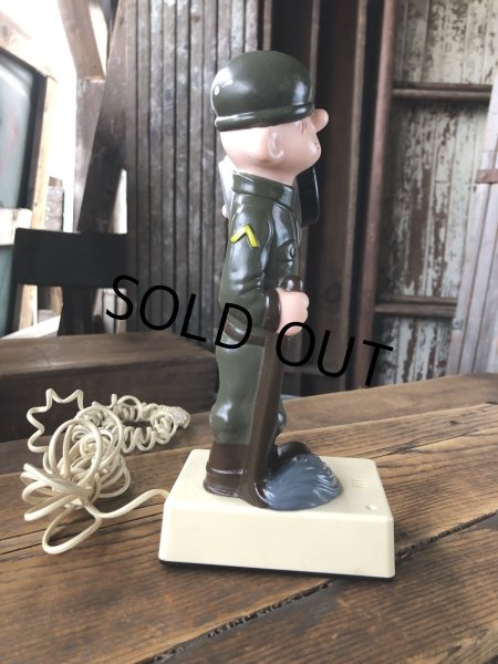 画像2: 80s Vintage King Features Comic Beetle Bailey Phone (A238) (2)