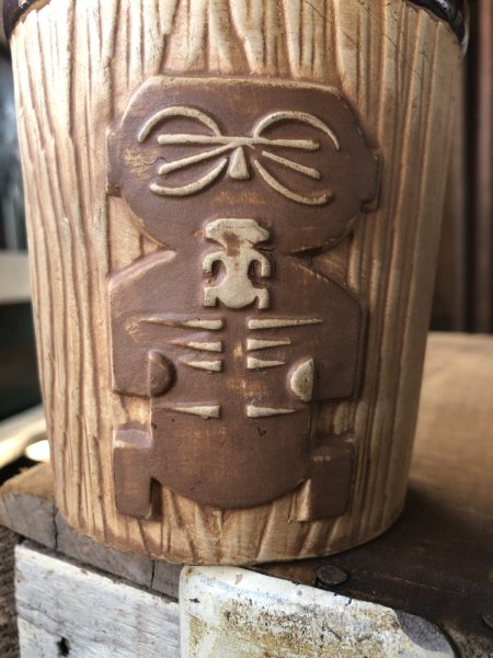 画像12: 60s Vintage Hawaiiana Harveys Lake Tahoe Tiki Barrel Mug (A239) (12)