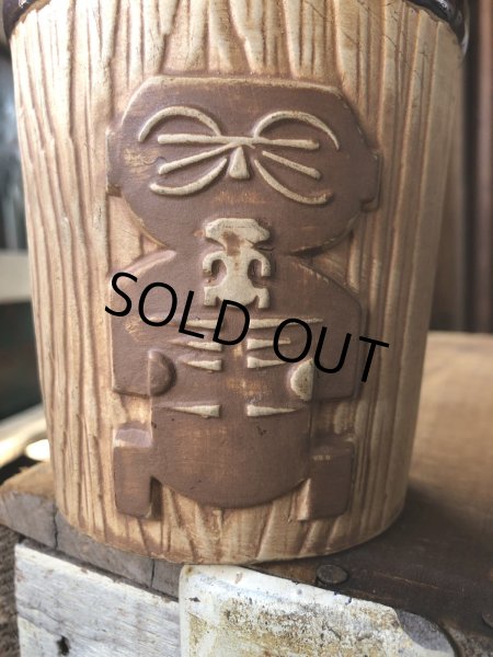 画像12: 60s Vintage Hawaiiana Harveys Lake Tahoe Tiki Barrel Mug (A239) (12)