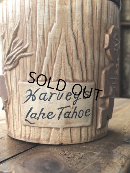 画像10: 60s Vintage Hawaiiana Harveys Lake Tahoe Tiki Barrel Mug (A239) (10)