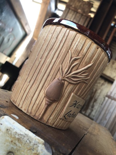 画像4: 60s Vintage Hawaiiana Harveys Lake Tahoe Tiki Barrel Mug (A239) (4)