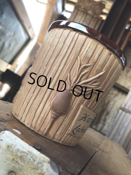 画像4: 60s Vintage Hawaiiana Harveys Lake Tahoe Tiki Barrel Mug (A239) (4)