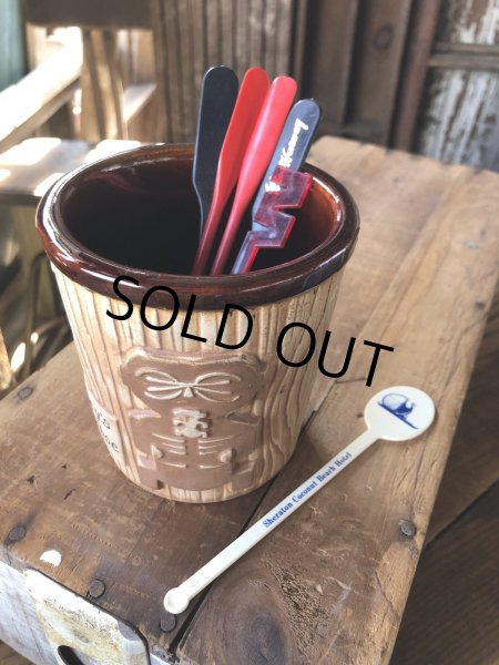 画像14: 60s Vintage Hawaiiana Harveys Lake Tahoe Tiki Barrel Mug (A239) (14)