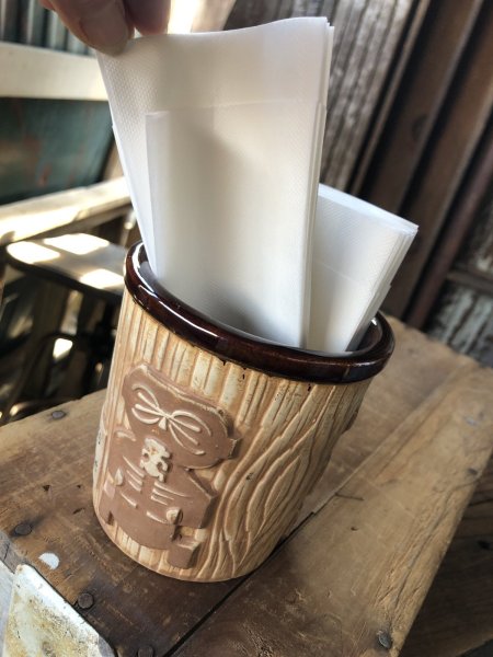 画像13: 60s Vintage Hawaiiana Harveys Lake Tahoe Tiki Barrel Mug (A239) (13)