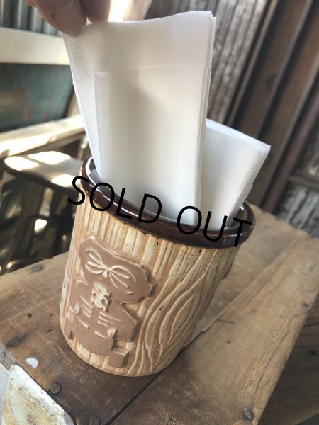 画像13: 60s Vintage Hawaiiana Harveys Lake Tahoe Tiki Barrel Mug (A239) (13)