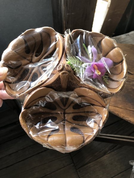 画像8: Vintage Hawaiiana Collectible Monstera Hawaii Server by Coco Joe (A242) (8)