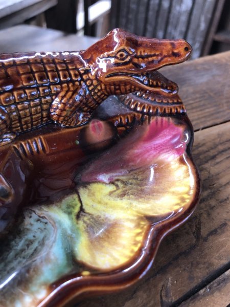 画像9: Vintage Souvenir Ashtray Alligator (A240) (9)