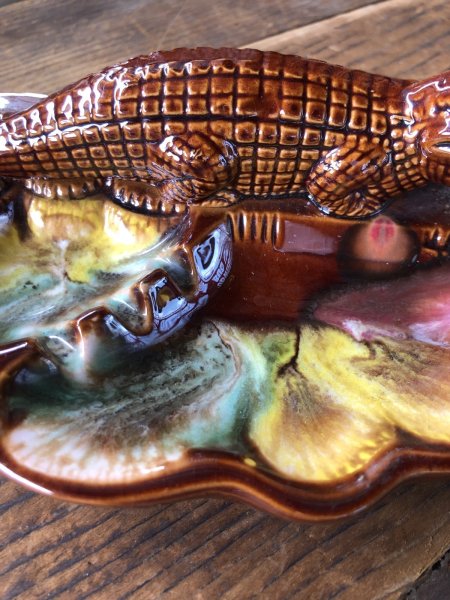 画像8: Vintage Souvenir Ashtray Alligator (A240) (8)
