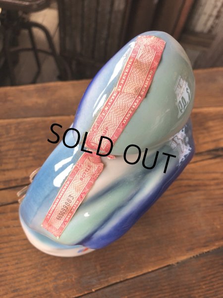 画像13: 70s Vintage Jim Beam for UNITED AIRLINES Hawaiian Open Golf Tournament Ceramic Decanter (A247) (13)