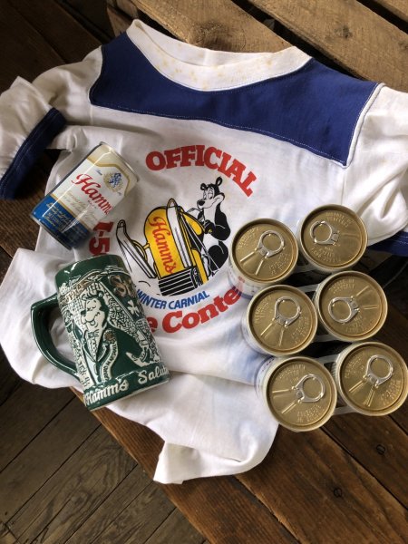 画像9: Vintage Hamm's Beer Cans 6 PACK (M659)  (9)