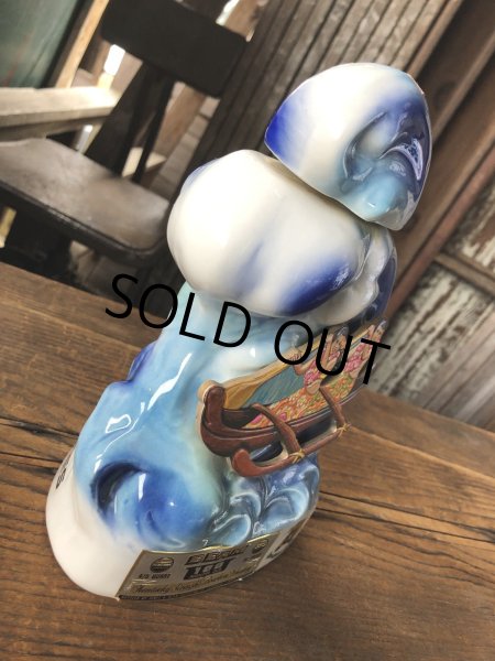 画像2: 70s Vintage Jim Beam for UNITED AIRLINES Hawaiian Open Golf Tournament Ceramic Decanter (A247) (2)