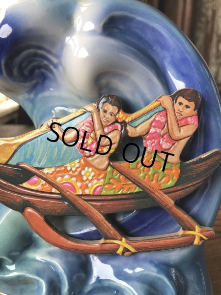 画像6: 70s Vintage Jim Beam for UNITED AIRLINES Hawaiian Open Golf Tournament Ceramic Decanter (A247) (6)