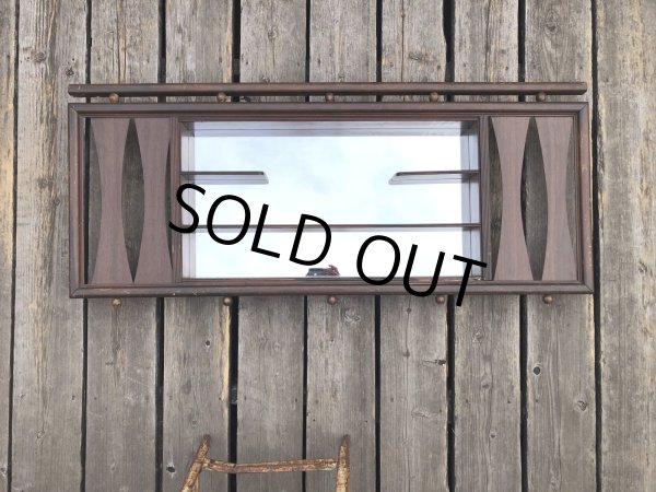 画像1: Vintage MCM Wooden Hanging Shadow Box (A248)  (1)