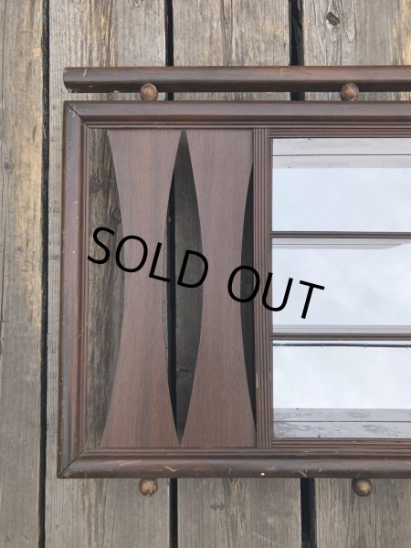 画像2: Vintage MCM Wooden Hanging Shadow Box (A248)  (2)