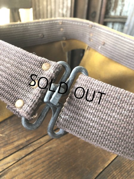 画像10: Vintage Carpenter Leather Tool Belt Pouch (A249) (10)