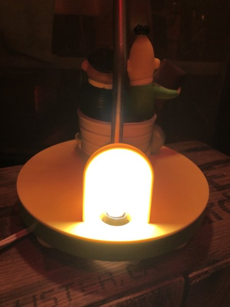 画像15: 80s Vintage Sesame Street Ernie and Bert lamp (A250) (15)