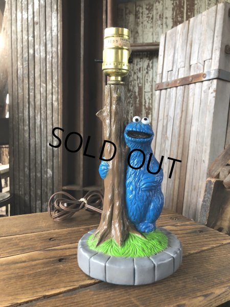 画像1: 70s Vintage Muppets Inc Sesame Street Cookie Monster Lamp (A251) (1)
