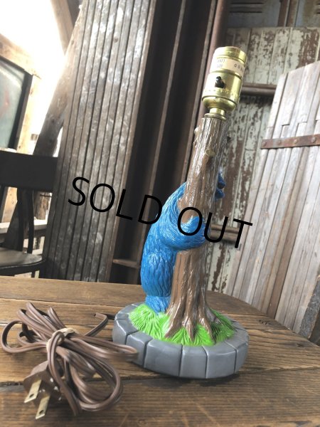 画像2: 70s Vintage Muppets Inc Sesame Street Cookie Monster Lamp (A251) (2)