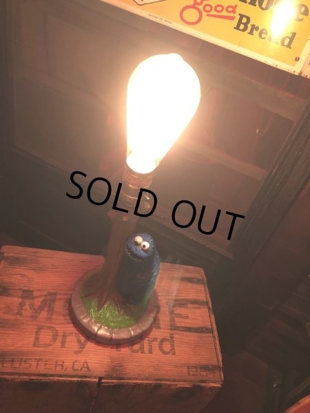 画像10: 70s Vintage Muppets Inc Sesame Street Cookie Monster Lamp (A251) (10)