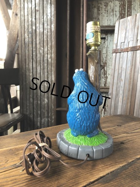 画像3: 70s Vintage Muppets Inc Sesame Street Cookie Monster Lamp (A251) (3)