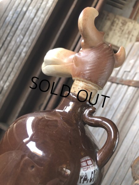 画像10: Vintage Moose Milk Liquor Jug Decanter (A253) (10)