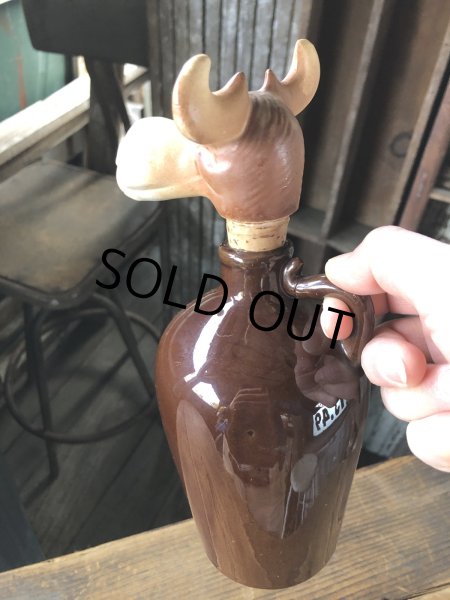 画像17: Vintage Moose Milk Liquor Jug Decanter (A253) (17)