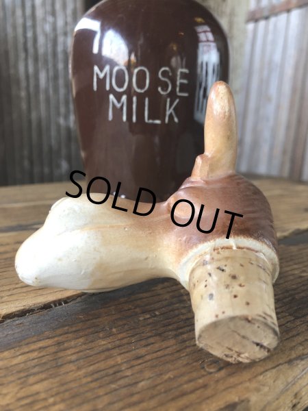 画像8: Vintage Moose Milk Liquor Jug Decanter (A253) (8)