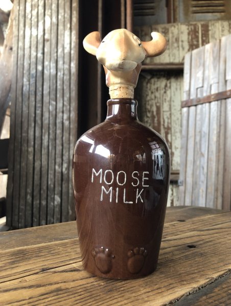 画像2: Vintage Moose Milk Liquor Jug Decanter (A253) (2)