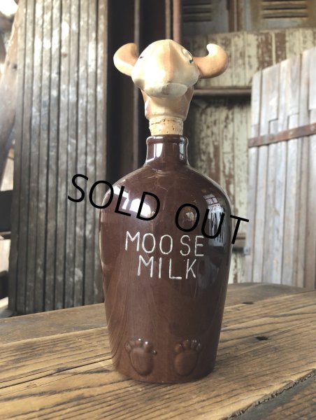 画像2: Vintage Moose Milk Liquor Jug Decanter (A253) (2)