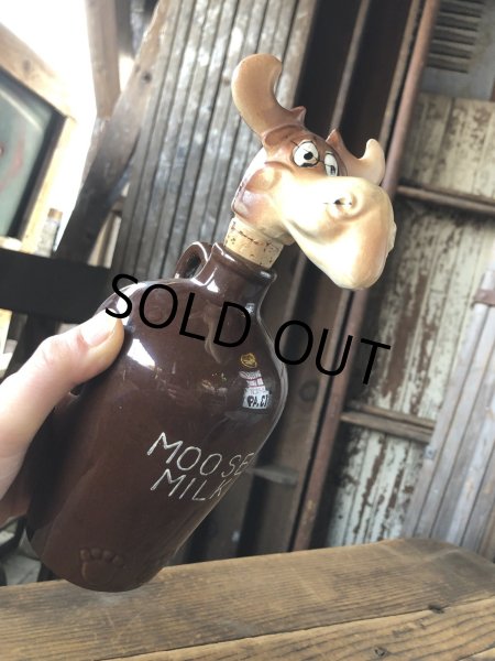 画像19: Vintage Moose Milk Liquor Jug Decanter (A253) (19)