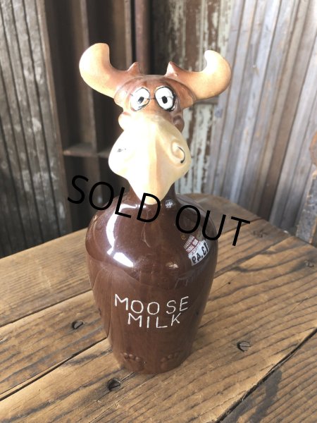 画像1: Vintage Moose Milk Liquor Jug Decanter (A253) (1)