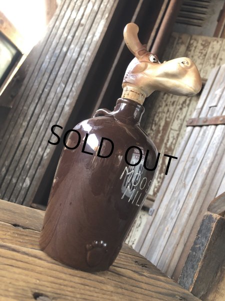 画像3: Vintage Moose Milk Liquor Jug Decanter (A253) (3)
