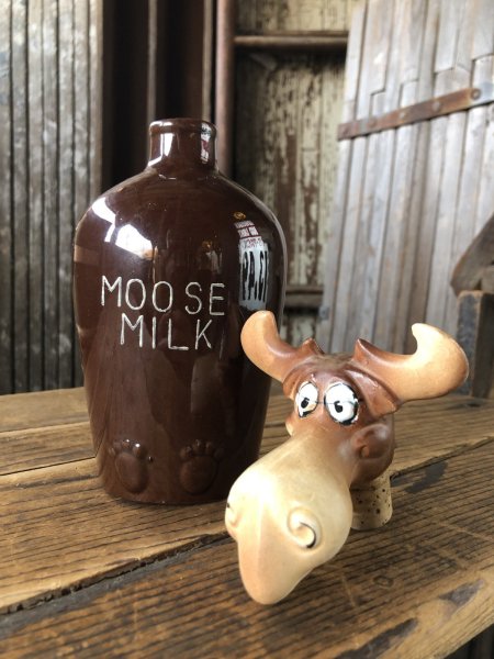 画像9: Vintage Moose Milk Liquor Jug Decanter (A253) (9)