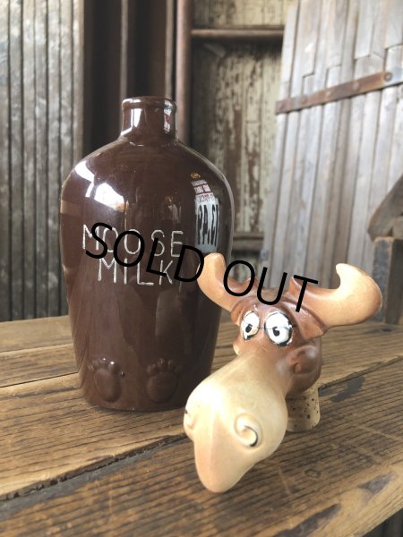 画像9: Vintage Moose Milk Liquor Jug Decanter (A253) (9)