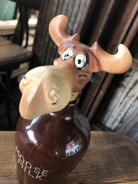 画像14: Vintage Moose Milk Liquor Jug Decanter (A253) (14)