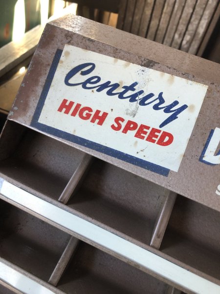 画像11: Vintage Century Drill Bit Hardware Store Display Cabinet (A256) (11)