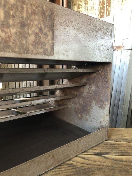 画像15: Vintage Century Drill Bit Hardware Store Display Cabinet (A256) (15)