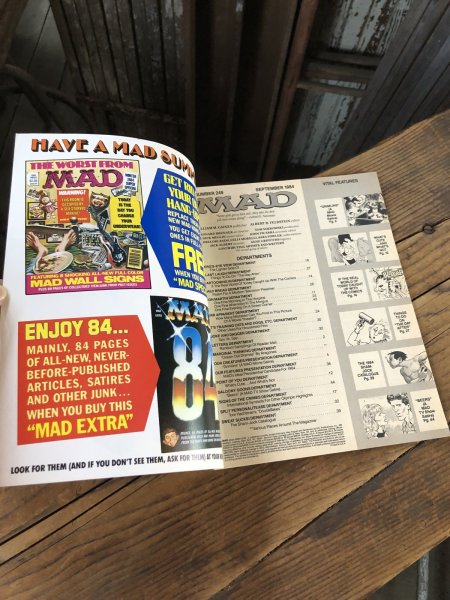 画像3: 1984 Vintage MAD Magazine No.249 Sept. '84 (A270) (3)