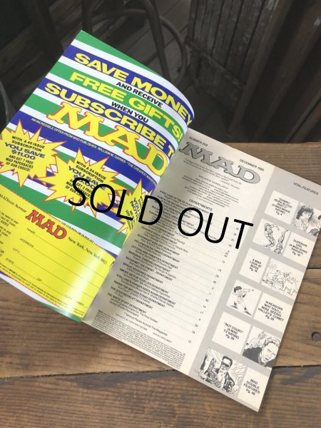 画像3: 1985 Vintage MAD Magazine No.259 December '85 (A280) (3)