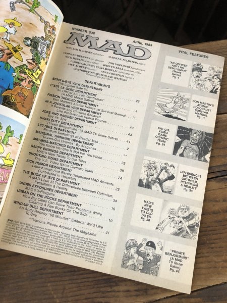 画像3: 1983 Vintage MAD Magazine No.238 Apr. '83 (A259) (3)