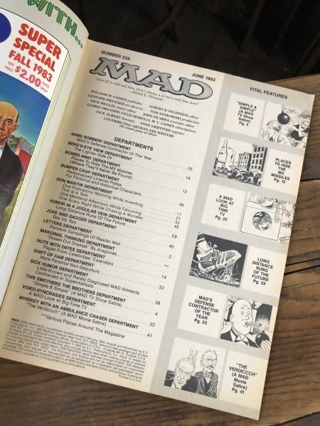画像4: 1983 Vintage MAD Magazine No.239 JUNE '83 (A260) (4)