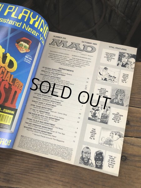 画像4: 1983 Vintage MAD Magazine No.242 Oct. '83 (A263) (4)
