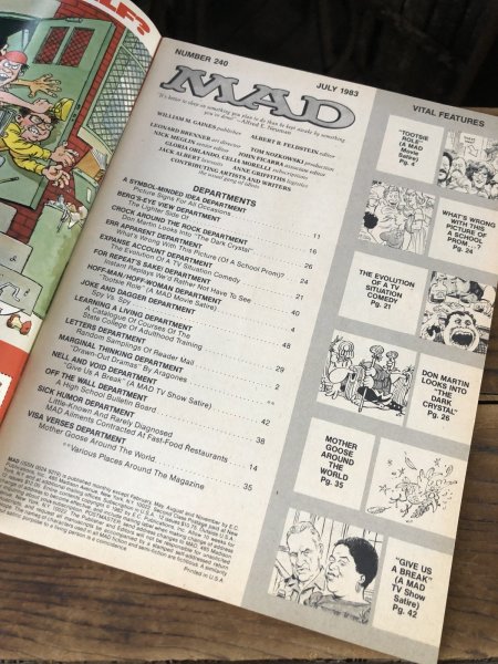 画像4: 1983 Vintage MAD Magazine No.240 July '83 (A261) (4)