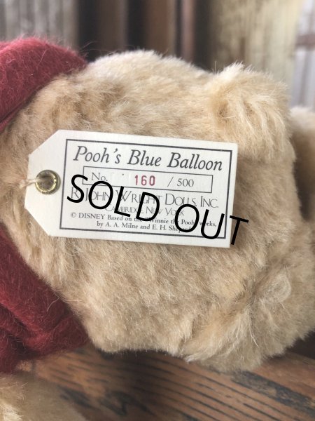 画像7: 00s John Wright Poohs Blue Balloon Doll Japan Limited 500 (A281) (7)